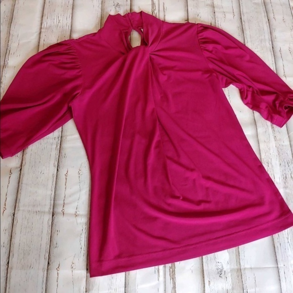 Silky Pink Blouse-S **C287**